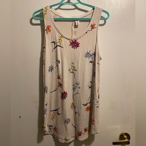 Old navy Long floral tank